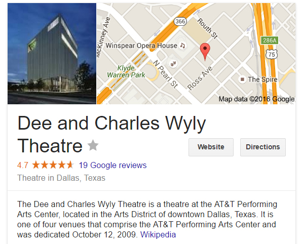 Dee and Charles Wyly Theatre Building